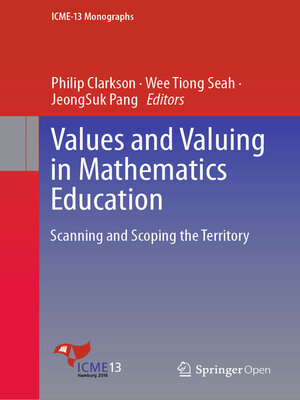 cover image of Values and Valuing in Mathematics Education